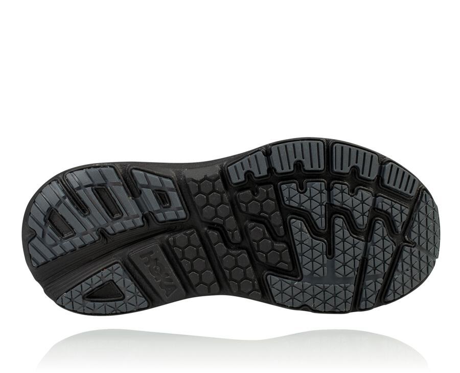 Hoka One One Tenisky Panske Čierne - Bondi Kožené - 73092-NHMJ